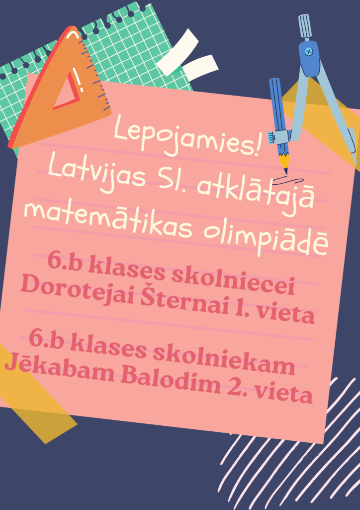 Latvijas 51. atklātās matemātikas olimpiādes rezultāti