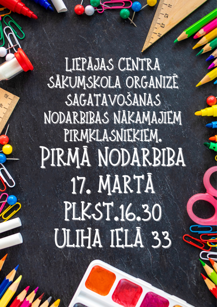 Nodarbība nākamajiem pirmklasniekiem