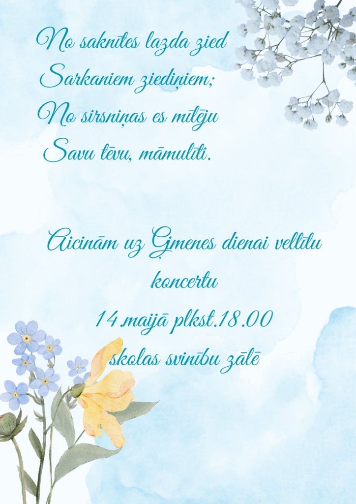 Ģimenes dienai veltīts koncerts